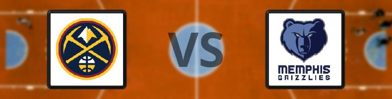 Denver Nuggets - Memphis Grizzlies odds, speltips, resultat i NBA