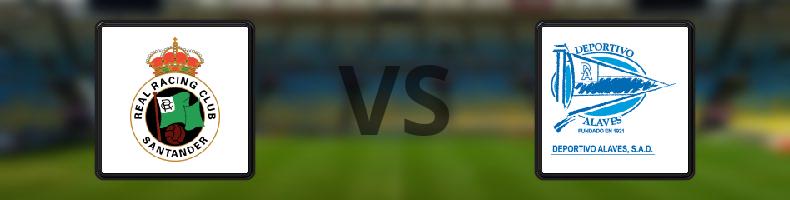 Racing Santander - Alaves odds, speltips, resultat i La Liga