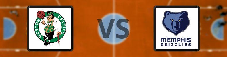 Boston Celtics - Memphis Grizzlies odds, speltips, resultat i NBA