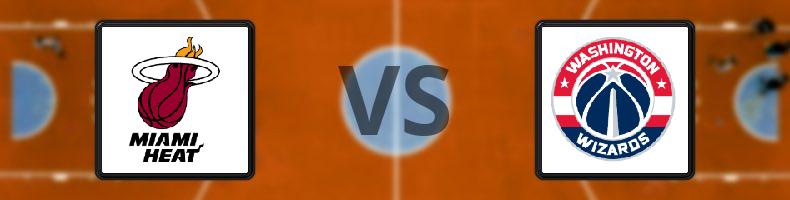 Miami Heat - Washington Wizards odds, speltips, resultat i NBA
