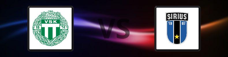 Västerås SK - IK Sirius odds, speltips, resultat i Elitserien