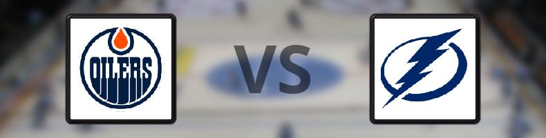 Edmonton Oilers - Tampa Bay Lightning odds, speltips, resultat i NHL