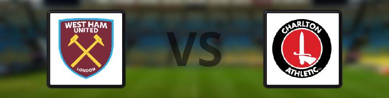 West Ham - Charlton odds, speltips, resultat i EFL Championship