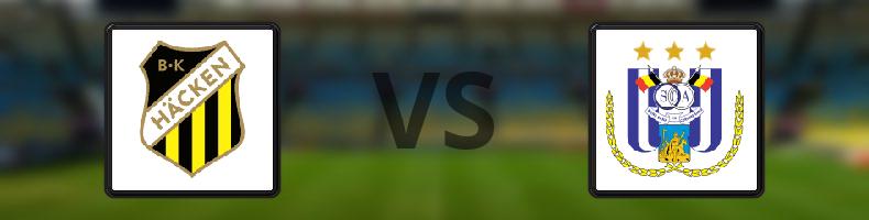 BK Häcken - Anderlecht odds, speltips, resultat i Europa League
