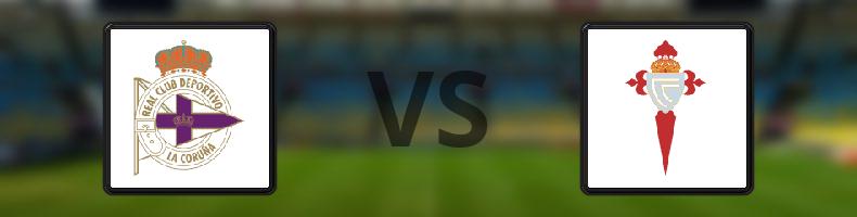 Deportivo La Coruna - Celta Vigo odds, speltips, resultat i La Liga