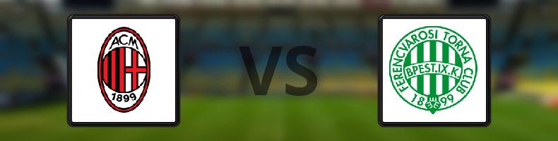 Milan - Ferencváros odds, speltips, resultat i Europa League