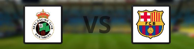 Racing Santander - Barcelona odds, speltips, resultat i La Liga