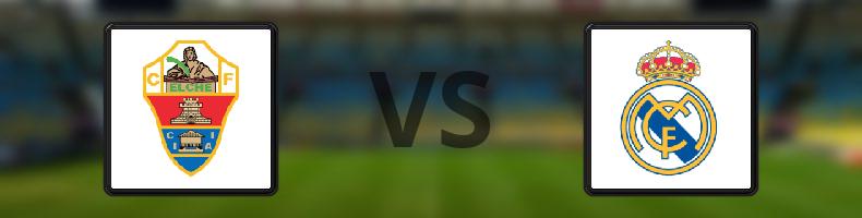 Elche - Real Madrid odds, speltips, resultat i La Liga