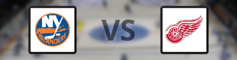 New York Islanders - Detroit Red Wings odds, speltips, resultat i NHL