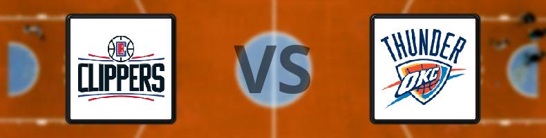 Los Angeles Clippers - Oklahoma City Thunder odds, speltips, resultat i NBA