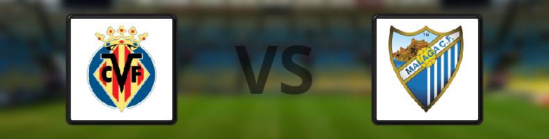 Villarreal - Malaga odds, speltips, resultat i La Liga