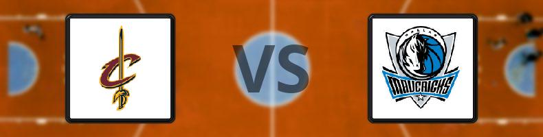 Cleveland Cavaliers - Dallas Mavericks odds, speltips, resultat i NBA