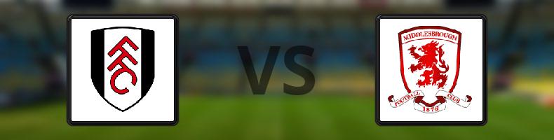 Fulham - Middlesbrough odds, speltips, resultat i FA-cupen