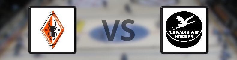 Karlskrona HK - Tranås AIF IF odds, speltips, resultat i HockeyEttan