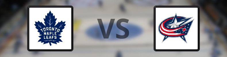 Toronto Maple Leafs - Columbus Blue Jackets odds, speltips, resultat i NHL