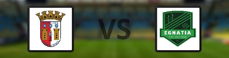 Braga - Egnatia odds, speltips, resultat i Conference League