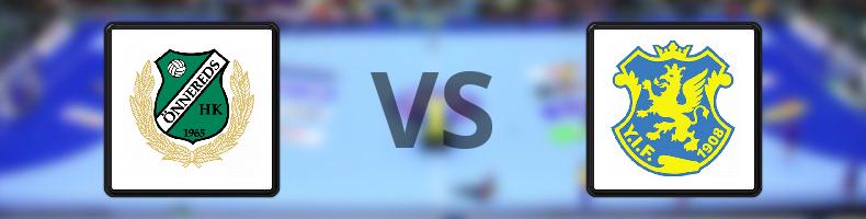 Önnereds HK - Ystads IF HF odds, speltips, resultat i Handbollsligan damer