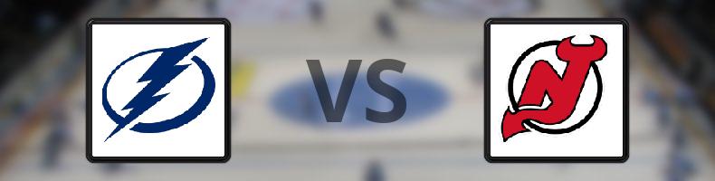 Tampa Bay Lightning - New Jersey Devils odds, speltips, resultat i NHL