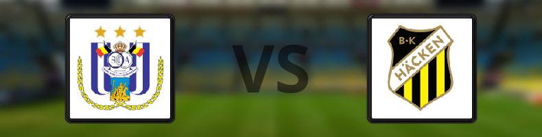 Anderlecht - BK Häcken odds, speltips, resultat i Europa League