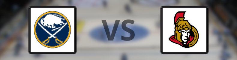 Buffalo Sabres - Ottawa Senators odds, speltips, resultat i NHL