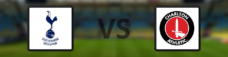 Tottenham - Charlton odds, speltips, resultat i Engelska Ligacupen