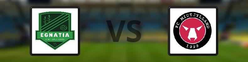Egnatia - Midtjylland odds, speltips, resultat i Conference League