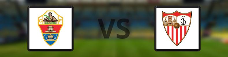 Elche - Sevilla odds, speltips, resultat i La Liga