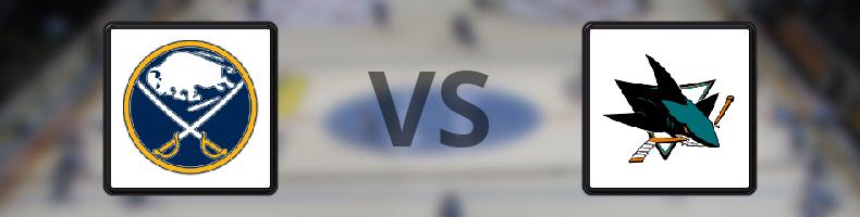 Buffalo Sabres - San José Sharks odds, speltips, resultat i NHL