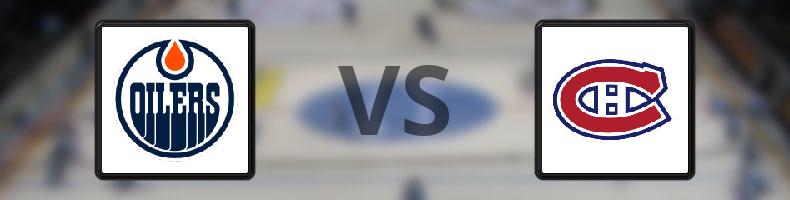 Edmonton Oilers - Montreal Canadiens odds, speltips, resultat i NHL