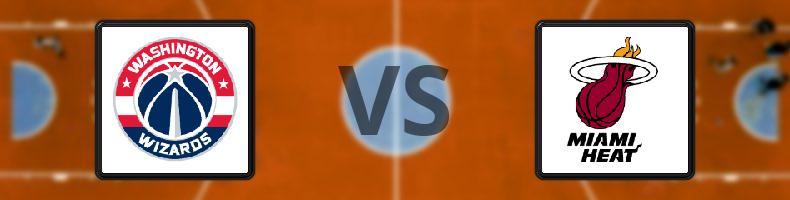 Washington Wizards - Miami Heat odds, speltips, resultat i NBA