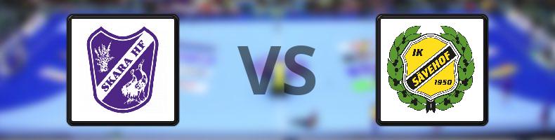 Skara HF - IK Sävehof odds, speltips, resultat i Handbollsligan damer
