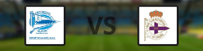 Alaves - Deportivo La Coruna odds, speltips, resultat i La Liga