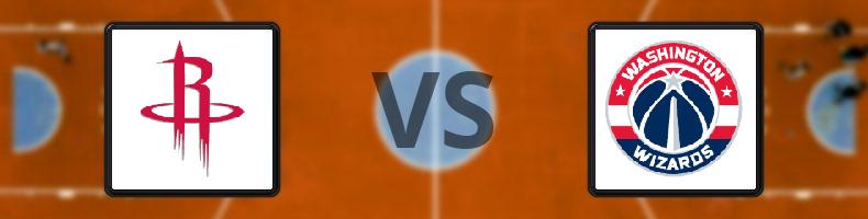 Houston Rockets - Washington Wizards odds, speltips, resultat i NBA