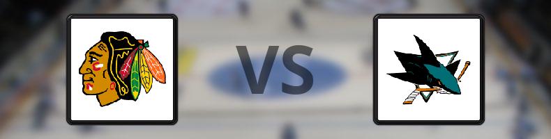 Chicago Blackhawks - San José Sharks odds, speltips, resultat i NHL