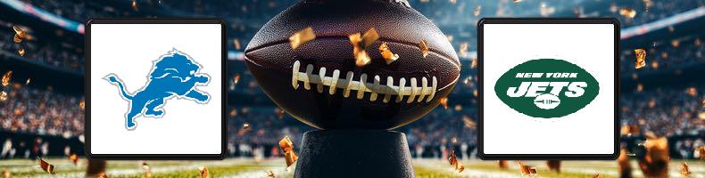 Detroit Lions - New York Jets odds, speltips, resultat i NFL