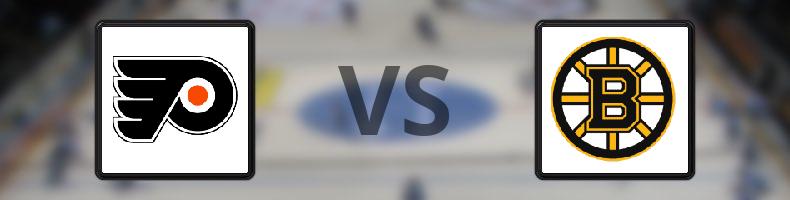 Philadelphia Flyers - Boston Bruins odds, speltips, resultat i NHL