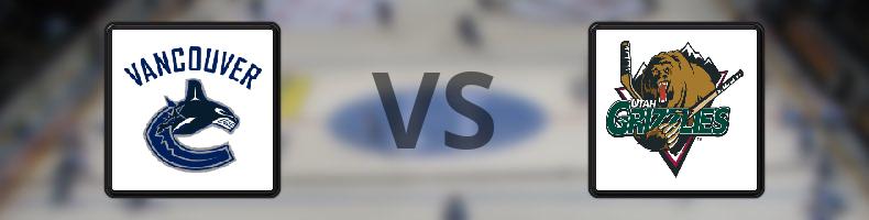 Vancouver Canucks - Utah Mammoth odds, speltips, resultat i NHL