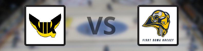 Västerås - Visby/Roma HK odds, speltips, resultat i HockeyAllsvenskan