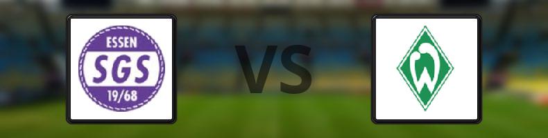 SGS Essen - Werder Bremen odds, speltips, resultat i Bundesliga damer