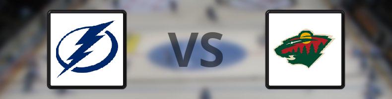 Tampa Bay Lightning - Minnesota Wild odds, speltips, resultat i NHL