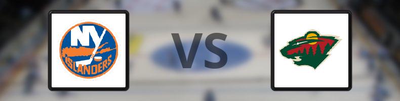 New York Islanders - Minnesota Wild odds, speltips, resultat i NHL