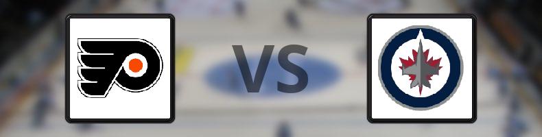 Philadelphia Flyers - Winnipeg Jets odds, speltips, resultat i NHL