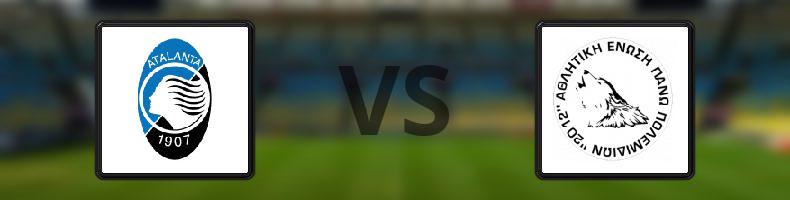 Atalanta - AEP Paphos odds, speltips, resultat i Conference League