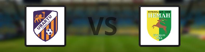 FC Urartu - Neman Grodno odds, speltips, resultat i Conference League