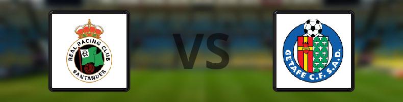 Racing Santander - Getafe odds, speltips, resultat i La Liga