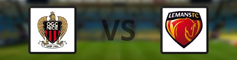 Nice - Le Mans odds, speltips, resultat i Ligue 1