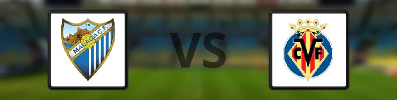 Malaga - Villarreal odds, speltips, resultat i La Liga