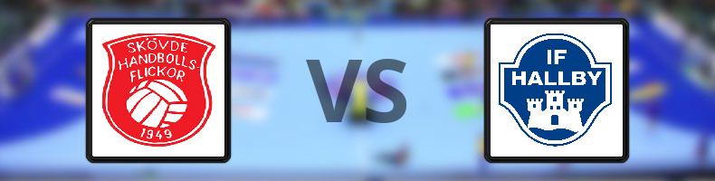 Skövde HF - IF Hallby HK odds, speltips, resultat i Handbollsligan damer