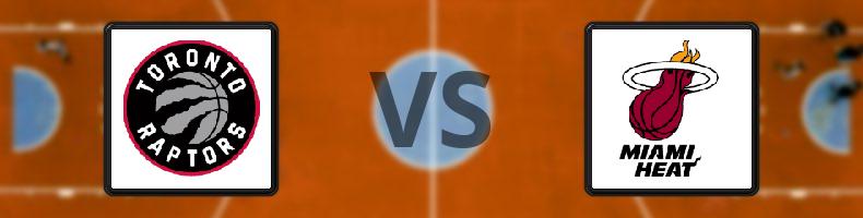Toronto Raptors - Miami Heat odds, speltips, resultat i NBA
