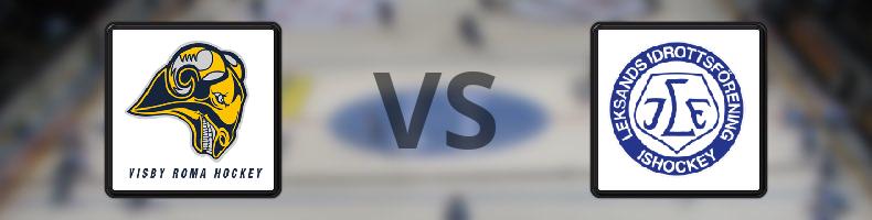 Visby/Roma HK - Leksand odds, speltips, resultat i HockeyAllsvenskan